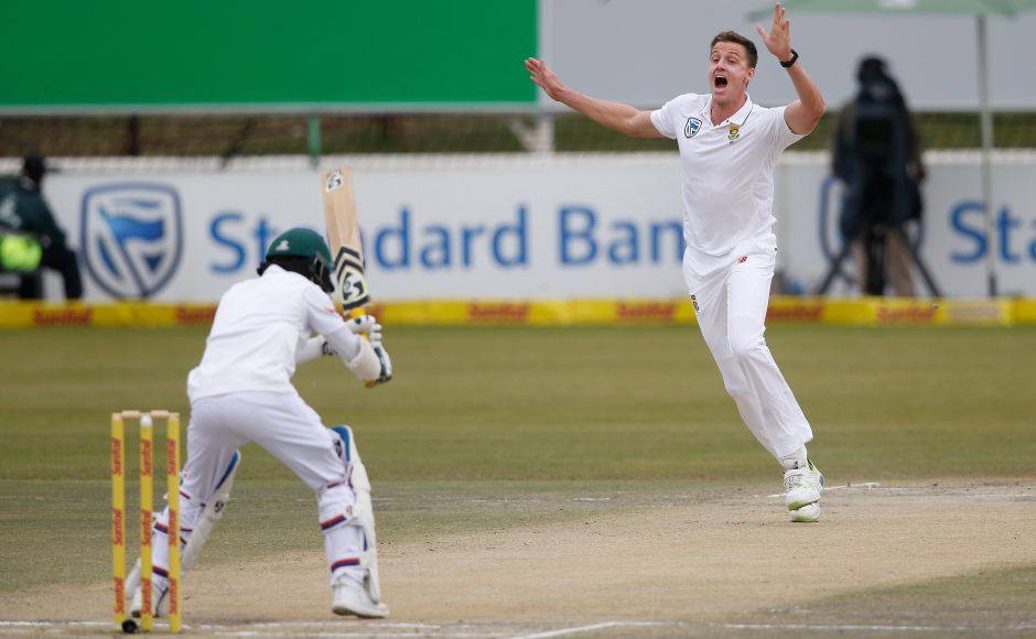 Morkel had Mominul Haque out for 0 lbw off the sixth ball — even though TV replays showed the ball was missing the stumps. Bangladesh, which missed a trick not to review Mominul’s dismissal, was still 375 runs off the victory target at the close. AFP