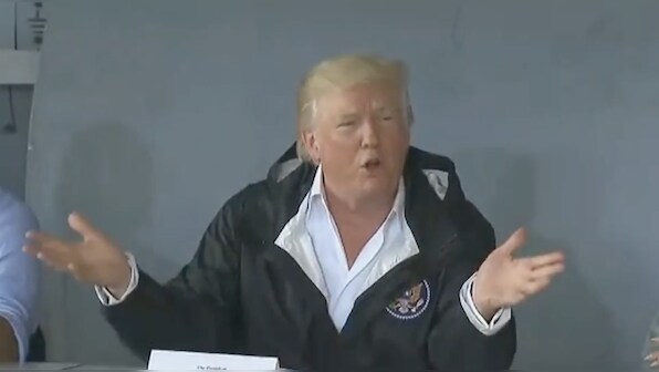 President Donald Trump gives himself 10/10 for Puerto Rico hurricane response