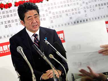 Shinzo Abe on track for landslide win, suggest pre-poll surveys; support for Oppn parties fizzles Shinzo Abe on track for landslide win, suggest pre-poll surveys; support for Oppn parties fizzles