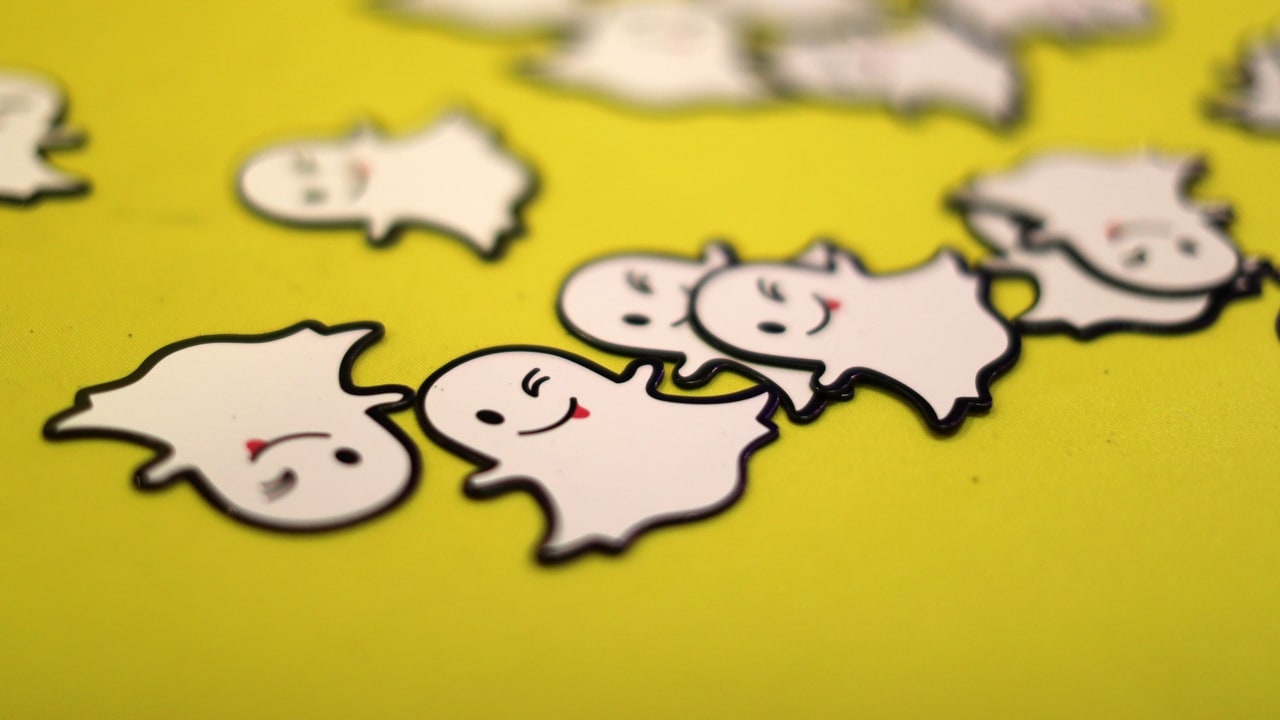 The logo of messaging app Snapchat. Image: Reuters