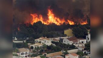 Wildfires in Spain, Portugal: Six killed as blaze fanned by strong winds from Hurricane Ophelia