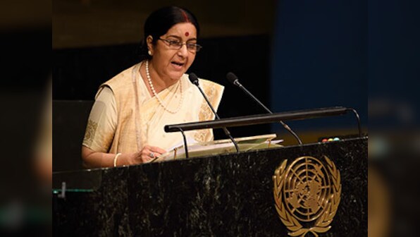 Threats associated with cyberspace have thrown up a new set of challenges for countries: Sushma Swaraj