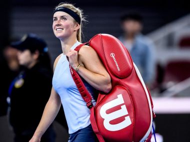 Elina Svitolina beat Chinese wildcard Zhu Lin in the first round of China Open. Twitter @WTA