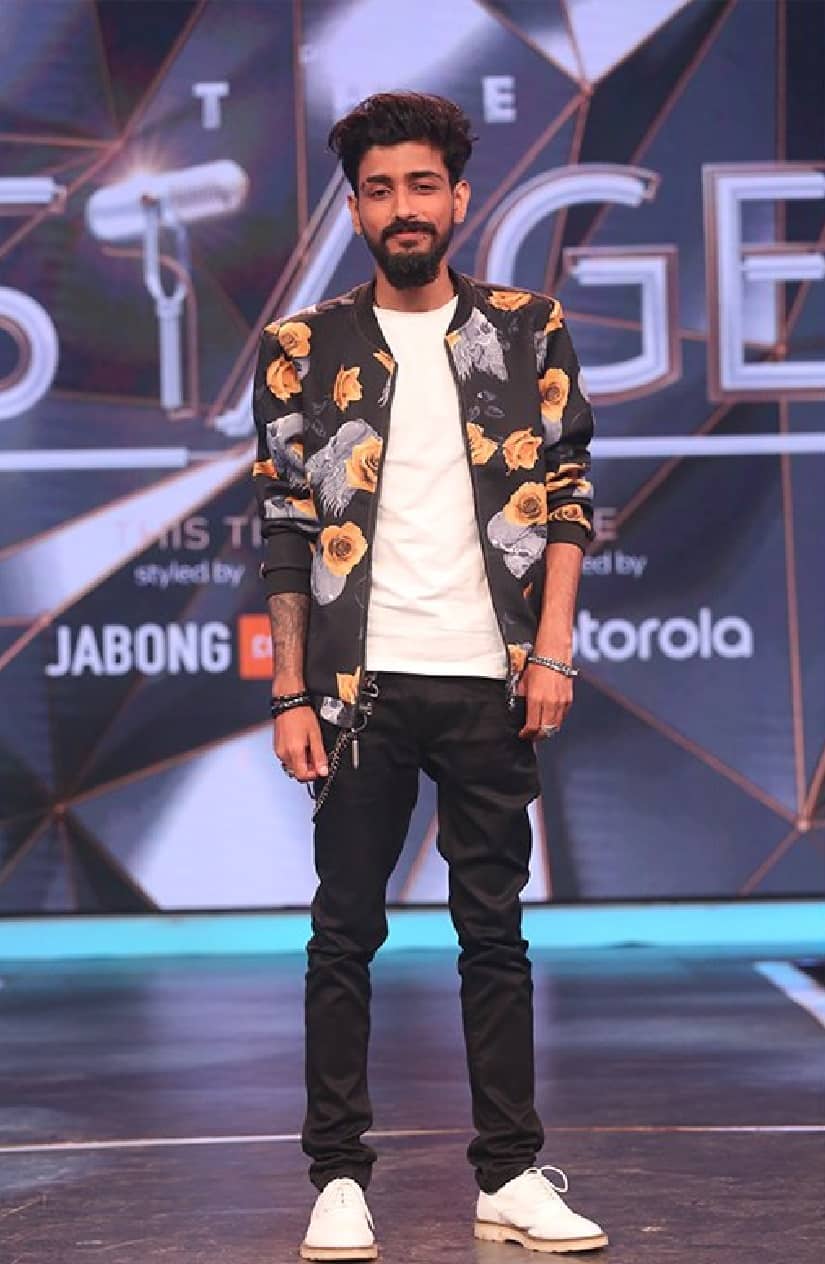 Siddhant on The Stage 3. Image from Twitter/@colors_infinity.