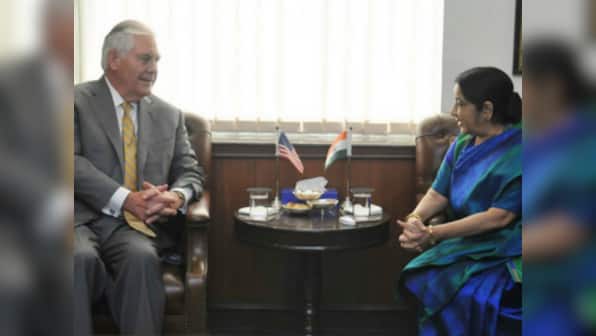 Swaraj, Tillerson name and shame Pakistan over terrorism: US secy of state calls India an 'emerging leader in region'