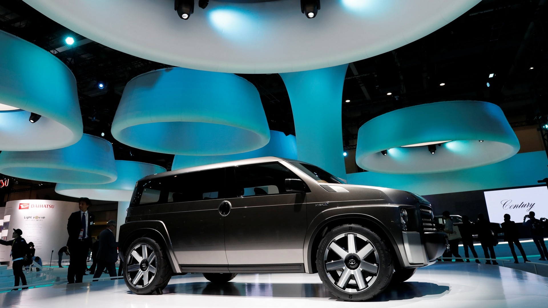 Toyota Motor showcase the TJ Cruiser during media preview of the 45th Tokyo Motor Show in Tokyo. Reuters Toyota Motor showcase the TJ Cruiser during media preview of the 45th Tokyo Motor Show in Tokyo. Reuters