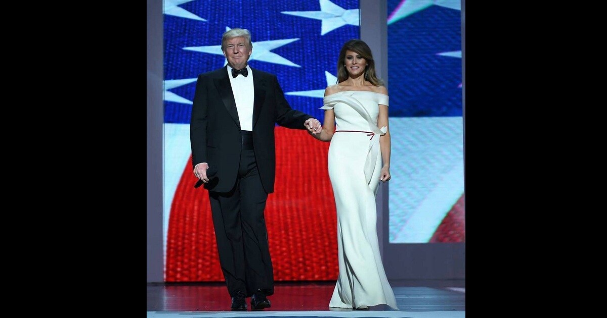 US First Lady Melania Trump To Donate Her Inaugural Ball Gown At The ...