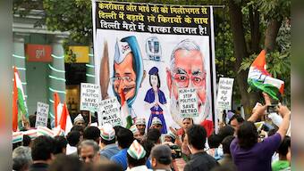 Delhi metro fare hike: Congress workers launch week-long protest against BJP, Arvind Kejriwal