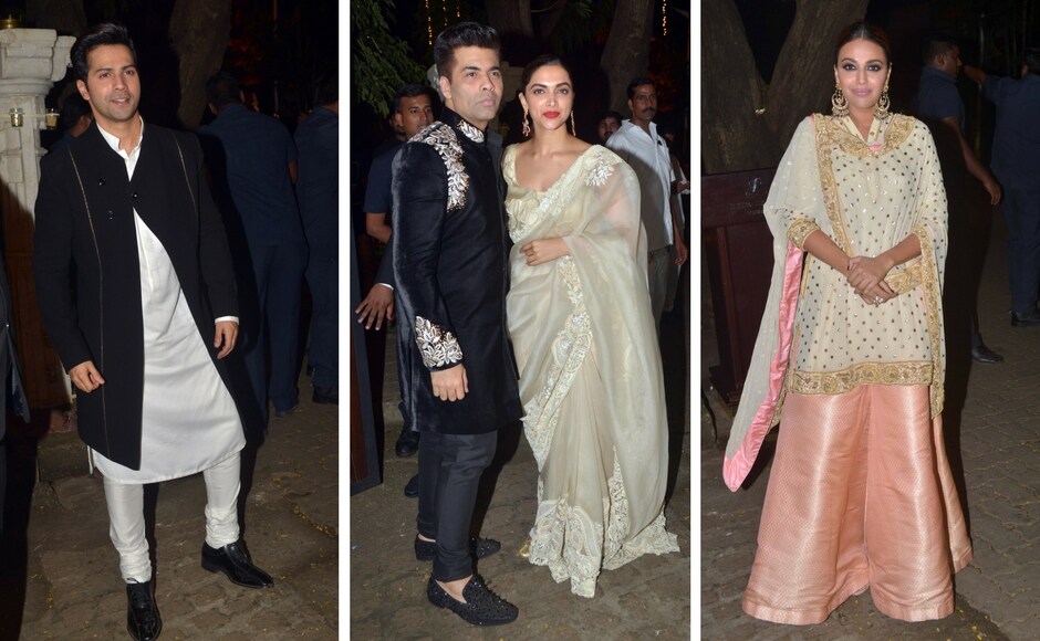 Varun Dhawan; Karan Johar and Deepika Padukone; Swara Bhaskar. Photo: Sachin Gokhale/Firstpost Varun Dhawan; Karan Johar and Deepika Padukone; Swara Bhaskar. Photo: Sachin Gokhale/Firstpost