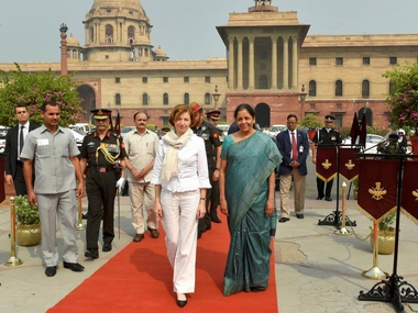 Nirmala Sitharaman, French defence minister Florence Parley discuss ways to ramp up India-France strategic ties Nirmala Sitharaman, French defence minister Florence Parley discuss ways to ramp up India-France strategic ties
