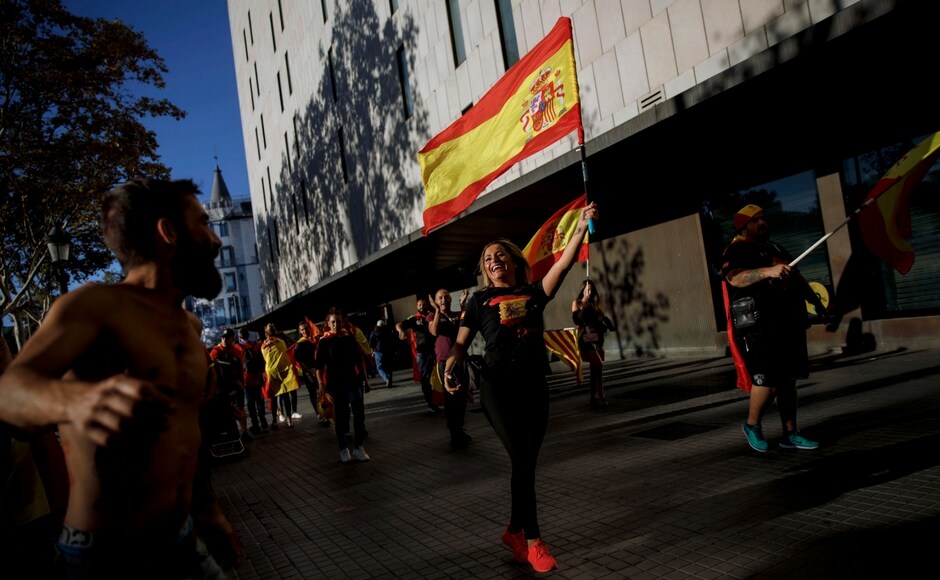 Meantime, prosecutors are preparing to file charges of rebellion against president Carles Puigdemont next week for being defiant and calling for 'democratic opposition' to Madrid's power grab. AP Meantime, prosecutors are preparing to file charges of rebellion against president Carles Puigdemont next week for being defiant and calling for 'democratic opposition' to Madrid's power grab. AP