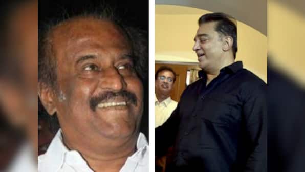 Rajinikanth, Kamal Haasan share stage at Sivaji Ganesan's memorial, fuel speculation on political plunge