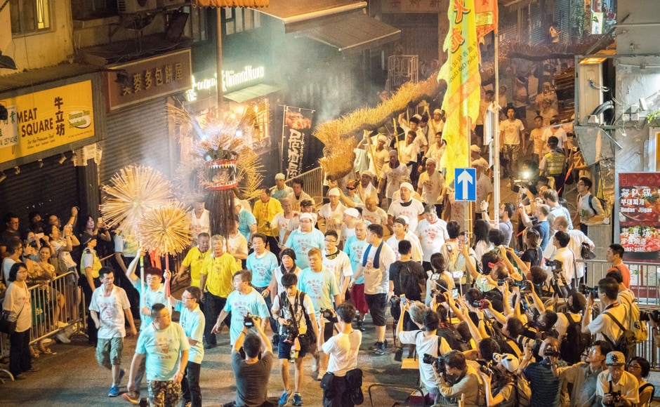 With grand cultural shows, exhibitions, parades and lantern display exhibits, Hong Kong kick started its celebrations for the Mid-Autumn Festival on 3 October. AP With grand cultural shows, exhibitions, parades and lantern display exhibits, Hong Kong kick started its celebrations for the Mid-Autumn Festival on 3 October. AP