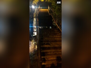 One injured after portion of staircase caves in near Charni Road station in Mumbai