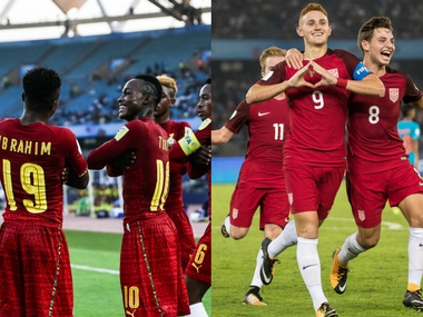 Ghana vs USA, FIFA U-17 World Cup 2017, Football match score: America's Ayo Akinola scores the winning goal Ghana vs USA, FIFA U-17 World Cup 2017, Football match score: America's Ayo Akinola scores the winning goal