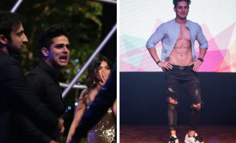 The dumping ground; A contestant during a 'task'. Images from Twitter. @splitsvilla and @boldlybutera