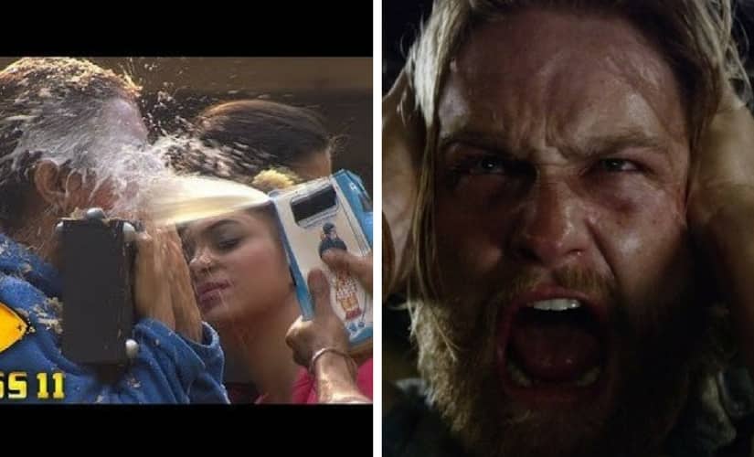 A still from Bigg Boss and Black Mirror. Images from Twitter/@VisvyaBuzz @AlRiMart 