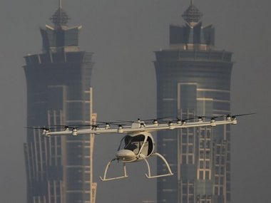 German-made electric Volocopter. Image: Associated Press