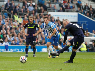 Premier League: Wayne Rooney saves Everton with last gasp penalty against Brighton and Hove Albion Premier League: Wayne Rooney saves Everton with last gasp penalty against Brighton and Hove Albion