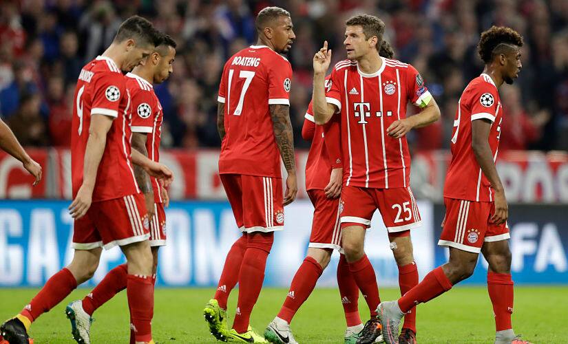 File image of Bayern Munich team. Three main players are out-of-action due to injury AP 