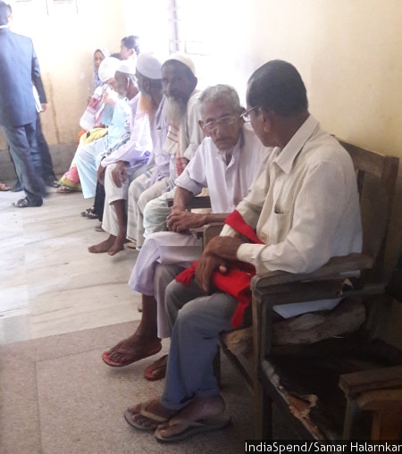 Outside the courtroom that requires litigants to be barefoot, most of those asked to prove Indian citizenship are Muslim and aged, many making journeys of a few hours to appear–barefoot–for a few minutes before a tribunal member. IndiaSpend