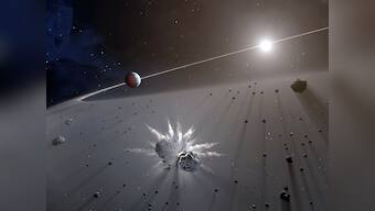 Giant exoplanets more likely to be in orbit around stars with debris disks: Study