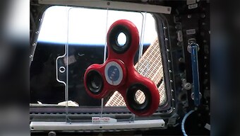 NASA Astronaut posts video of a fidget spinner on board the International Space Station