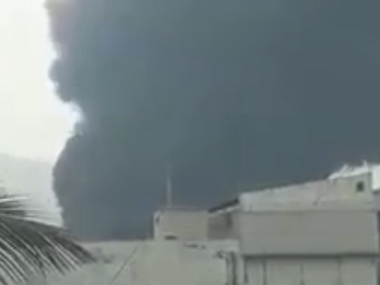 Fire breaks out at Mechemco factory in Navi Mumbai's Turbhe; ten fire tenders rushed to spot Fire breaks out at Mechemco factory in Navi Mumbai's Turbhe; ten fire tenders rushed to spot