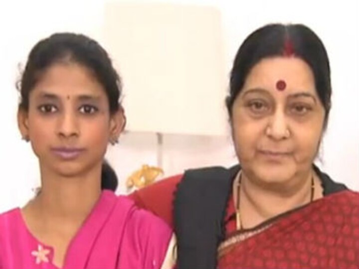 Sushma Swaraj announces Rs 1lakh reward for uniting deaf-mute Geeta with her parents, after DNA tests fails