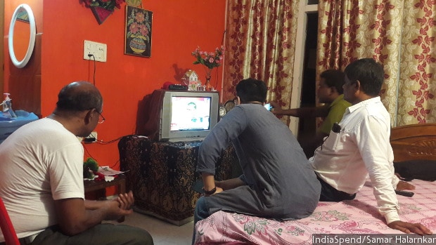 Retired soldier Azmal Haque (left) and his family in Guwahati, watching the Assam police chief admit that a notice sent to Haque demanding proof of citizenship was a “mistake”. IndiaSpend