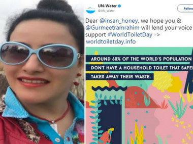 Day after Honeypreet's arrest, UN invites her and Gurmeet Ram Rahim to support World Toilet Day Day after Honeypreet's arrest, UN invites her and Gurmeet Ram Rahim to support World Toilet Day