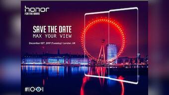 Huawei's Honor send media invites of a bezel-less smartphone release on 5 December in London