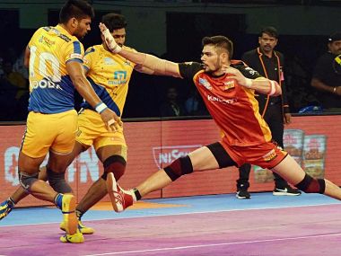 Pro Kabaddi League 2018: Pawan Sehrawat shines as Bengaluru Bulls earn 45-32 win over Jaipur Pink Panthers Pro Kabaddi League 2018: Pawan Sehrawat shines as Bengaluru Bulls earn 45-32 win over Jaipur Pink Panthers