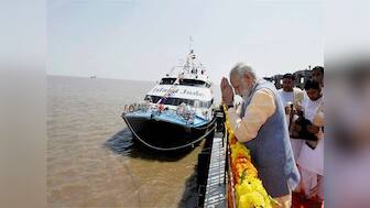 Narendra Modi inaugurates ferry service in poll-bound Gujarat, slams Opposition's criticism of GST, demonetisation