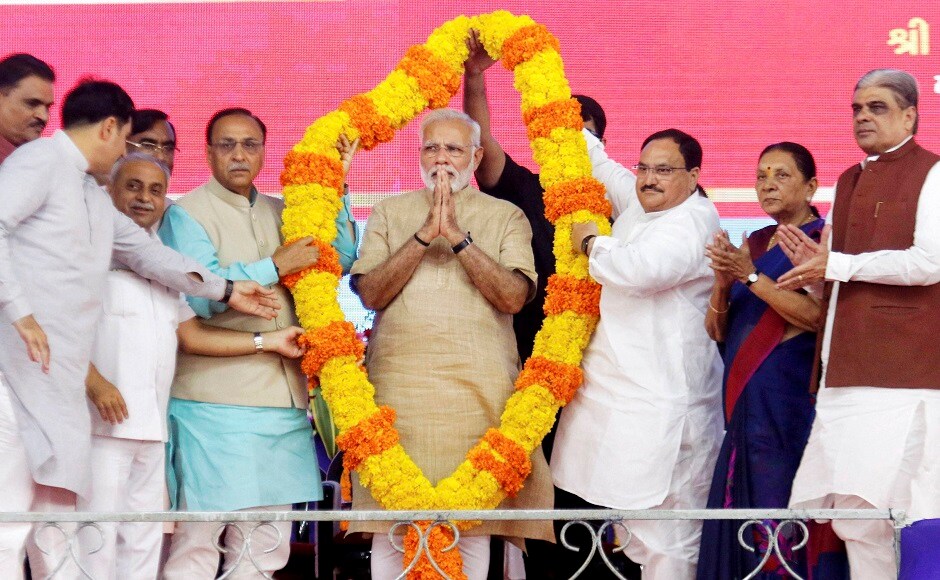 The former Gujarat chief minister also made strong pitch for bridging the digital divide, calling digital literacy an important element in good governance and transparency. PTI The former Gujarat chief minister also made strong pitch for bridging the digital divide, calling digital literacy an important element in good governance and transparency. PTI