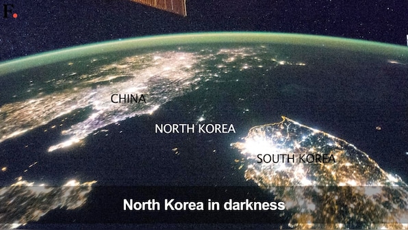 Watch: Dark nights in power-starved North Korea