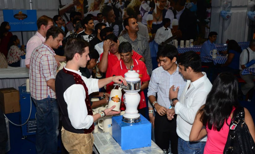 A shot from the 2011 edition of the Oktoberfest in Mumbai. Facebook/German Days in Mumbai