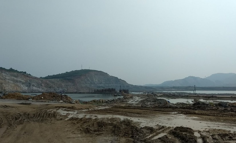 Construction has halted at the dam site. Rahul Maganti/Firstpost
