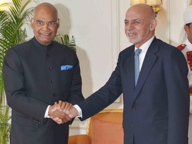 Ram Nath Kovind welcomes Ashraf Ghani, says peace process in Afghanistan should be Afghan-led