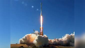 SpaceX two stage Falcon 9 launch vehicle deploys South Korean communications satellite to a geostationary transfer orbit