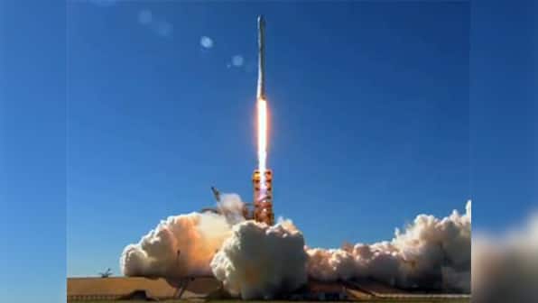 SpaceX two stage Falcon 9 launch vehicle deploys South Korean communications satellite to a geostationary transfer orbit