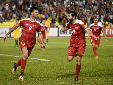 FIFA World Cup 2018 qualifiers: Syria's late penalty in first leg play-offs against Australia keeps Russia hopes alive FIFA World Cup 2018 qualifiers: Syria's late penalty in first leg play-offs against Australia keeps Russia hopes alive