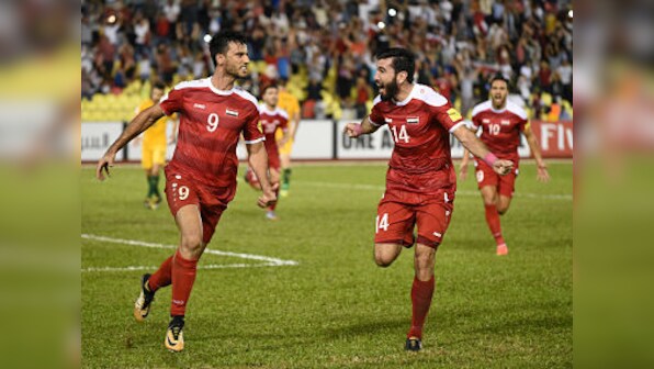 FIFA World Cup 2018 qualifiers: Syria's late penalty in first leg play-offs against Australia keeps Russia hopes alive