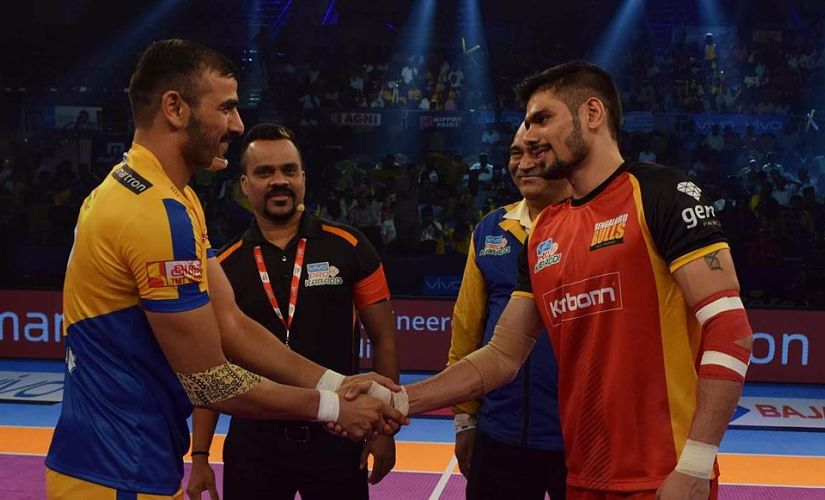 It has been the season of raiders . In the past few matches Ajay Thakur and Rohit Kumar have been in prime form. Image Courtesy: PKL official website
