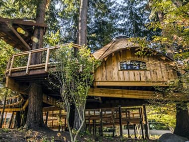 One of the tree houses. Image: Microsoft. 