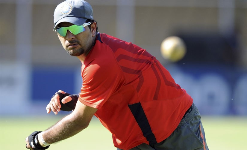 Yuvraj Singh going through fielding drill during the 2011 World Cup. One of best fielders India has ever seen, he revealed that he was once dropped from his state team as he was perceived as a bad fielder. AFP