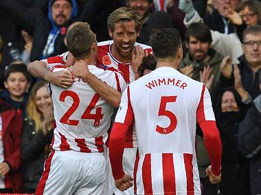 Premier League: Peter Crouch comes off the bench to earn a point for Stoke City against Leicester