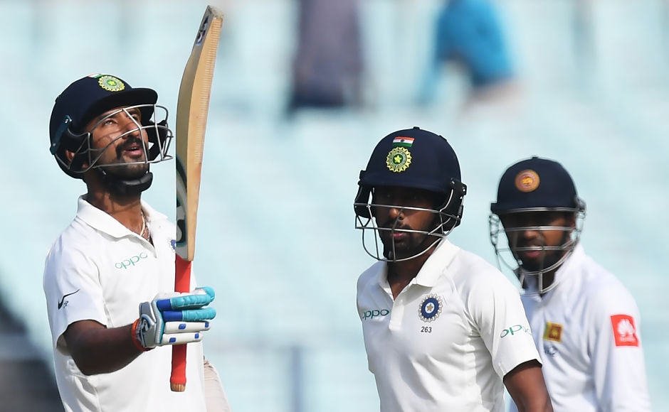 India's Cheteshwar Pujara started the day on a positive note as converted his overnight score of 48 into a half-century, but he soon fell for 52. AFP India's Cheteshwar Pujara started the day on a positive note as converted his overnight score of 48 into a half-century, but he soon fell for 52. AFP