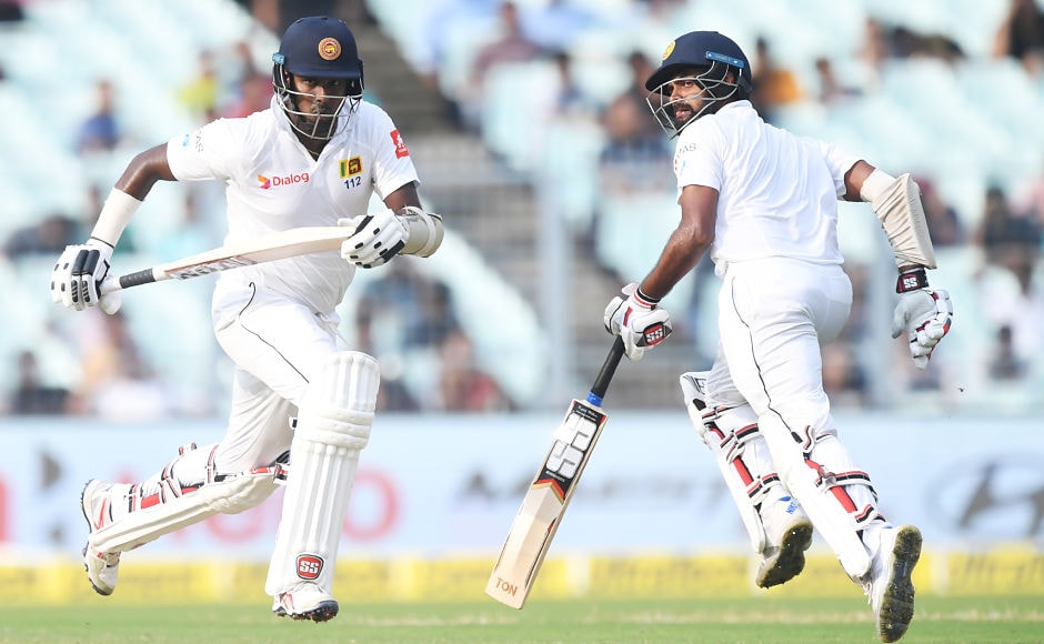 The third day of the first Test between India and Sri Lanka belonged to the visitors and the major highlight was the partnership between Angelo Mathews and Lahiru Thirimanne. Both players shared a 99-run stand for the third wicket as Sri Lanka made 165/4 at stumps, trailing by just seven runs. AFP The third day of the first Test between India and Sri Lanka belonged to the visitors and the major highlight was the partnership between Angelo Mathews and Lahiru Thirimanne. Both players shared a 99-run stand for the third wicket as Sri Lanka made 165/4 at stumps, trailing by just seven runs. AFP