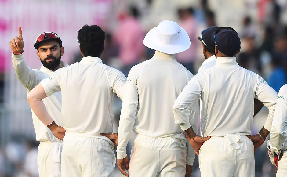 After making 51 off 94 balls and sharing a 99-run stand with Angelo Mathews, Thirimanne finally fell against Umesh Yadav. India captain Virat Kohli took a diving low catch to dismiss the left-hander. AFP After making 51 off 94 balls and sharing a 99-run stand with Angelo Mathews, Thirimanne finally fell against Umesh Yadav. India captain Virat Kohli took a diving low catch to dismiss the left-hander. AFP